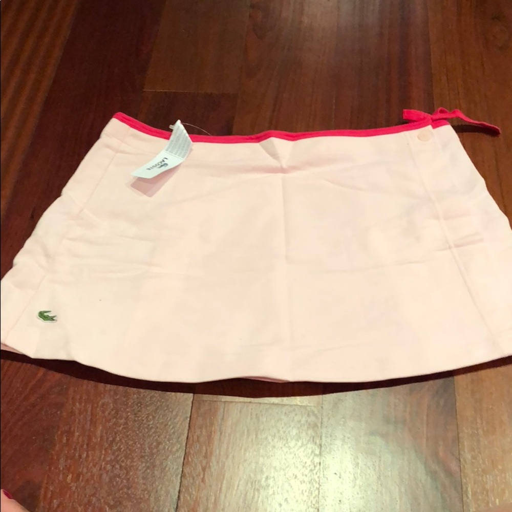 Brand new pink Lacoste cotton skirt - US Large